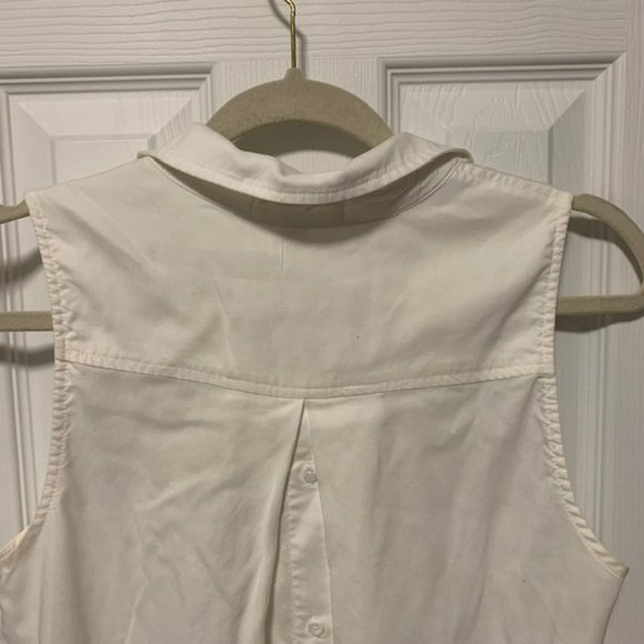 Cloth & Stone Lynden Chambray Split Back Top XS - Picture 3 of 11